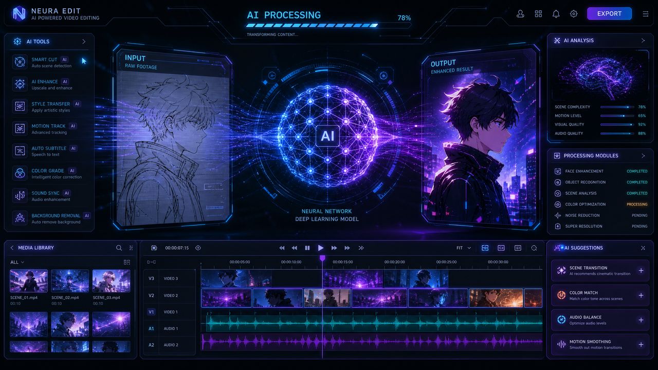 免费看片AI赋能动漫创作